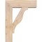 Ekena Millwork Funston Block Smooth Bracket w/ Offset Brace, Douglas Fir, 7 1/2"W x 24"D x 32"H BKT0806X24X32FST05SDF - alternate 3